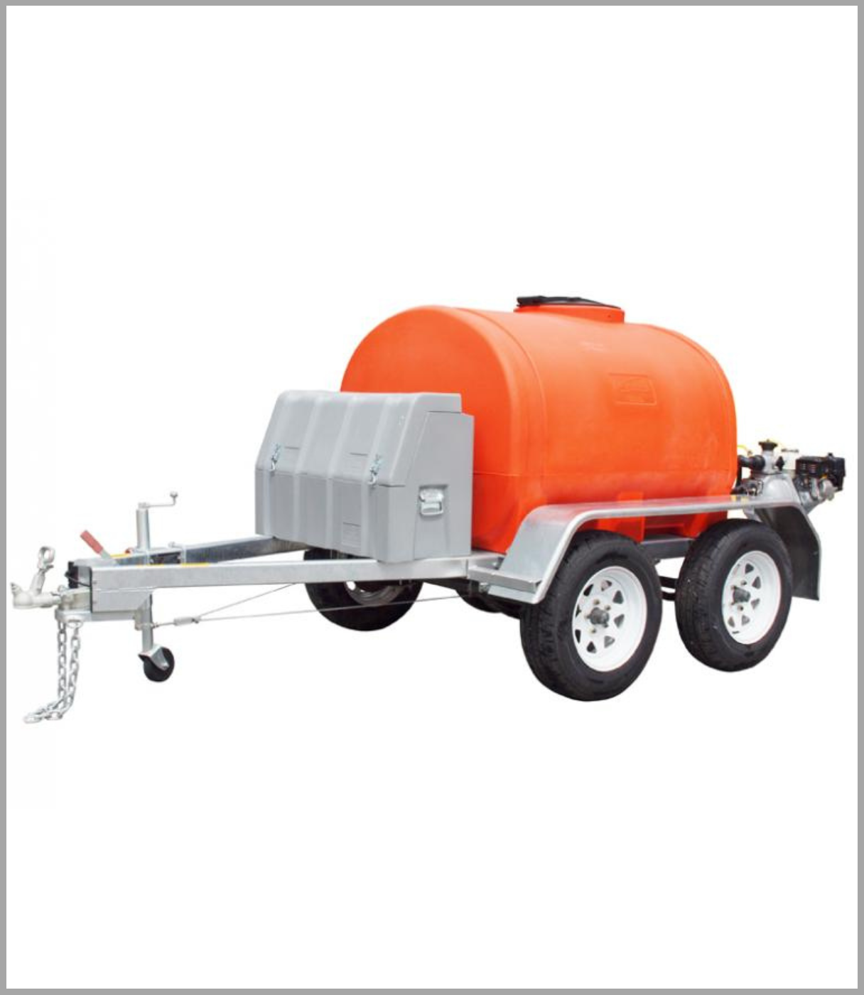 1,200 Litre Trailer Mounted Fire-Fighting Package 7HP Electric Start